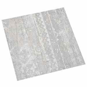 vidaXL Plăci de pardoseală autoadezive 30, 5 x 30, 5 cm 20 pcs PVC Gri imagine