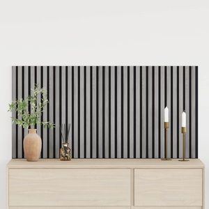 vidaXL Panouri de perete 2 pcs Gri 60, 5 x 60 cm imagine