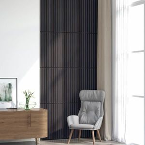 vidaXL Panouri de perete 8 pcs Antracit 60, 5 x 60 cm imagine