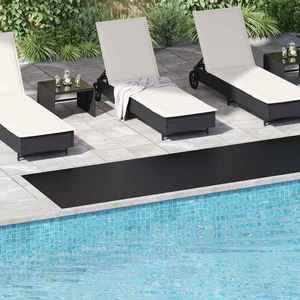 vidaXL Mat pentru Podea Negru 1 x 5 m Cauciuc imagine
