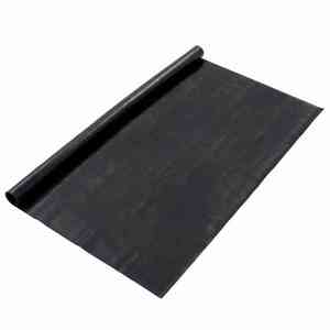 vidaXL Mat pentru Podea Negru 1, 2 x 5 m Cauciuc imagine