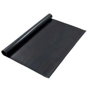 vidaXL Mat pentru Podea Negru 1, 2 x 2 m Cauciuc imagine