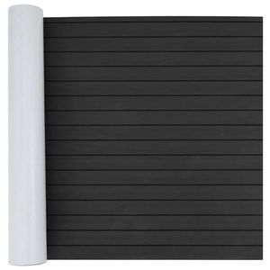 vidaXL Covor pentru Bărci Dungi Gri Închis și Negru 240 x 90 cm EVA imagine