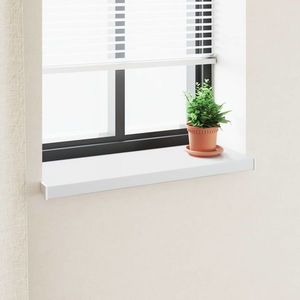 vidaXL Prag de fereastră Alb 60 x 30 x 4, 5 cm PVC imagine