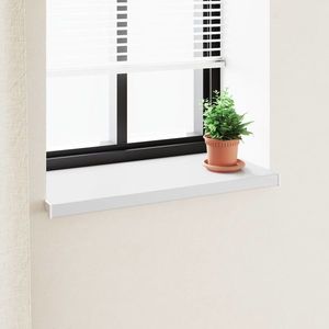 vidaXL Prag de fereastră Alb 60 x 45 x 4, 5 cm PVC imagine