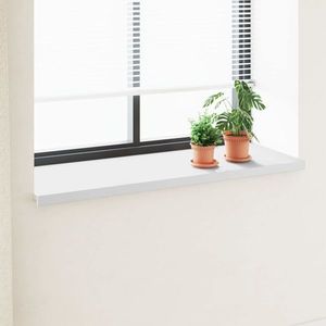 vidaXL Prag de fereastră Alb 120 x 50 x 4, 5 cm PVC imagine