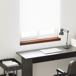 vidaXL Prag de fereastră Lemn brun 100 x 10 x 4, 5 cm PVC imagine