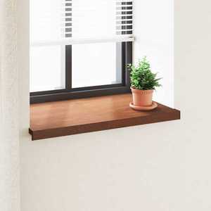 vidaXL Prag de fereastră Lemn brun 100 x 50 x 4, 5 cm PVC imagine