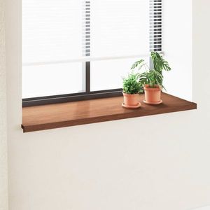 vidaXL Prag de fereastră Lemn brun 160 x 50 x 4, 5 cm PVC imagine