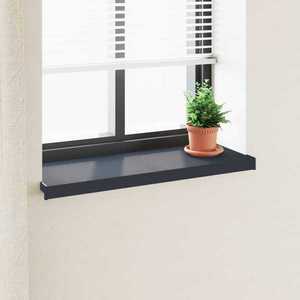 vidaXL Prag de fereastră Antracit cu fibră de lemn 60 x 30 x 4, 5 cm imagine