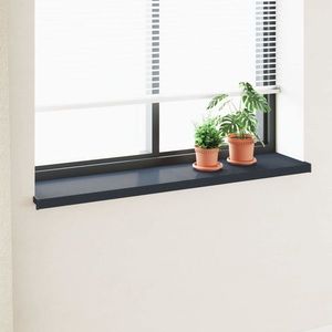 vidaXL Prag de fereastră Antracit cu fibră de lemn 140 x 35 x 4, 5 cm imagine