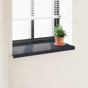 vidaXL Prag de fereastră Antracit cu fibră de lemn 100 x 45 x 4, 5 cm imagine