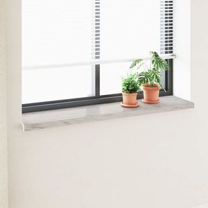 vidaXL Prag de fereastră Textură de marmură 120 x 30 x 4, 5 cm PVC imagine