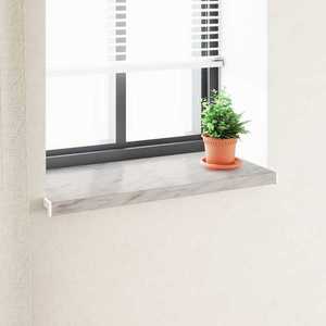 vidaXL Prag de fereastră Textură de marmură 100 x 40 x 4, 5 cm PVC imagine