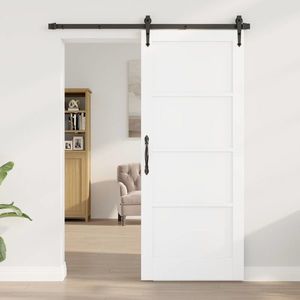vidaXL Ușă de interior Alb 83 x 202 cm placaj imagine