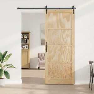 vidaXL Ușă de interior natural 83 x 232 cm placaj imagine