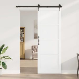 vidaXL Ușă de interior Alb 83 x 232 cm placaj imagine