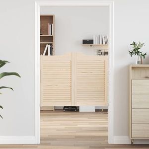 vidaXL Uși oscilante natural 80 x 50 cm Lemn masiv de pin imagine