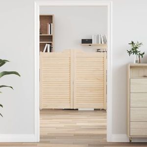 vidaXL Uși oscilante natural 90 x 50 cm Lemn masiv de pin imagine