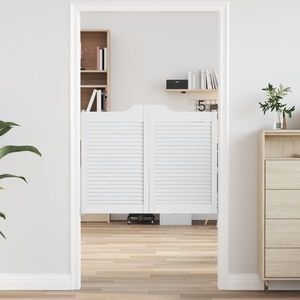 vidaXL Uși oscilante Alb 80 x 50 cm Lemn masiv de pin imagine