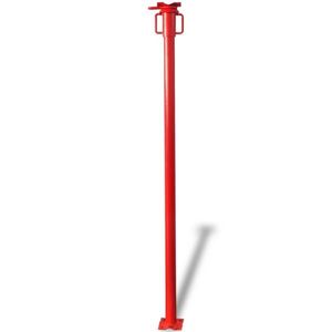 vidaXL Prop Acrow Roșu 280 x 12 x 12 cm Oțel cu un finisaj vopsit imagine