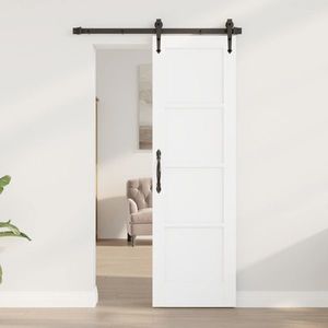 vidaXL Ușă de interior Alb 61 x 198, 5 cm placaj imagine