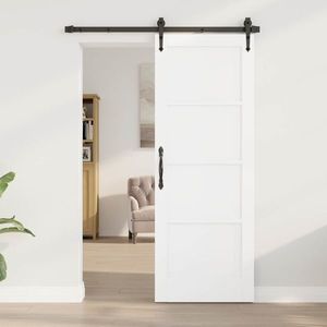 vidaXL Ușă de interior Alb 73, 5 x 198, 5 cm placaj imagine