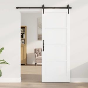 vidaXL Ușă de interior Alb 78 x 202 cm placaj imagine