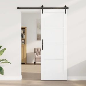 vidaXL Ușă de interior Alb 78 x 211 cm placaj imagine