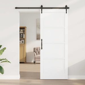 vidaXL Ușă de interior Alb 83 x 211 cm placaj imagine
