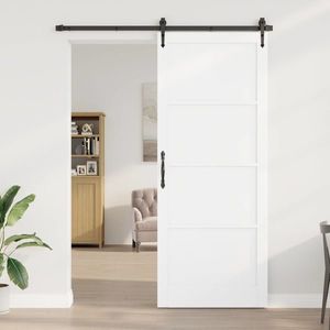 vidaXL Ușă de interior Alb 93 x 232 cm placaj imagine