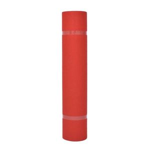 vidaXL Covor Simplu Roșu 1 x 12 m Țesătură imagine
