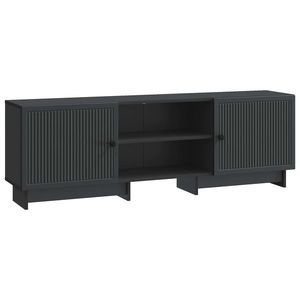 vidaXL Cabinet TV Negru 150 x 31 x 50 cm Lemn prelucrat imagine