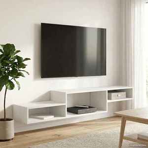 vidaXL Sistem de TV montat pe perete Montare pe perete Lemn vechi imagine