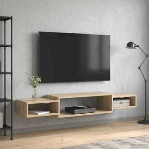 vidaXL Sistem de TV montat pe perete Montare pe perete Stejar Sonoma imagine
