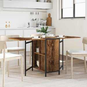 vidaXL Masă de dining 144 x 60 x 75 cm Lemn prelucrat Lemn vechi imagine