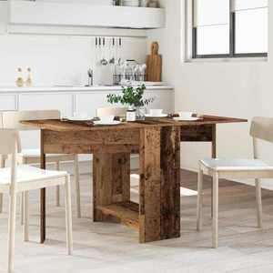 vidaXL Masă de dining 138 x 70 x 73, 5 cm Lemn prelucrat Lemn vechi imagine
