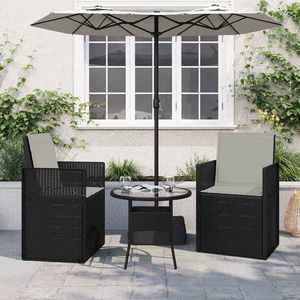 vidaXL Perne pentru șezut și spătar 2 pcs Gri deschis 47 x 45 x 2 cm imagine