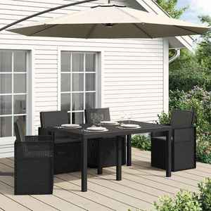 vidaXL Perne pentru șezut și spătar 4 pcs Antracit 47 x 45 x 2 cm imagine