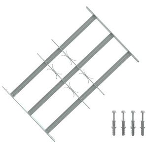 vidaXL Grilaj de Securitate pentru Feronerie cu 3 Bare Încuiate 3 pcs imagine