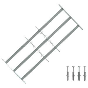 vidaXL Grilaj de Securitate pentru Feronerie cu 3 Bare Încuiate 3 pcs imagine