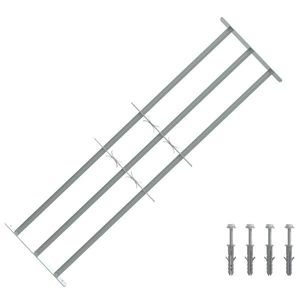 vidaXL Grilaj de Securitate pentru Feronerie cu 3 Bare Încuiate 3 pcs imagine