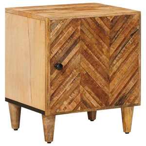 vidaXL Noptieră Maro 40 x 33, 5 x 46 cm Lemn de mango solid imagine