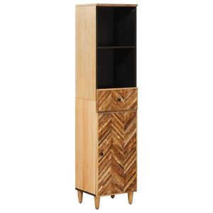 vidaXL Dulap de Baie Maro 38 x 33, 5 x 160 cm Lemn de mango solid imagine