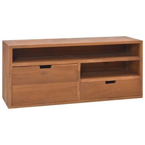 vidaXL Comodă TV, 90x30x40 cm, lemn masiv de tec imagine