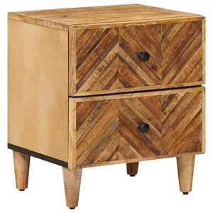 vidaXL Noptieră cu sertar Maro 40 x 33, 5 x 46 cm Lemn de mango solid imagine