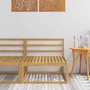 vidaXL Canapea Medie pentru Exterior Alb 79 x 83 x 73 cm imagine