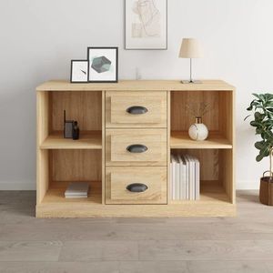 vidaXL Servantă, stejar sonoma, 104, 5x35, 5x67, 5 cm, lemn prelucrat imagine
