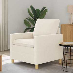 vidaXL Canapea Crem 76 x 81 x 87, 5 cm Țesătură imagine
