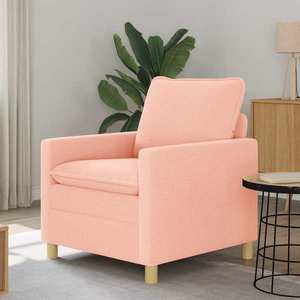 vidaXL Canapea Roz 76 x 81 x 87, 5 cm Țesătură imagine